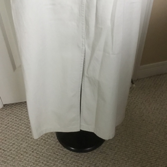 Nearly New Denver Hayes Long Cotton khaki Skirt - Picture 5 of 7